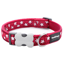 Load image into Gallery viewer, White Star on Red Collar