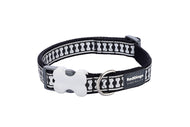 Black Bones Reflective Collar
